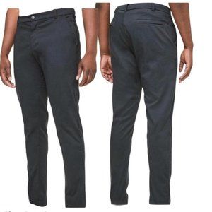 LULULEMON MEN'S DARK GREY COMMISSION PANTS - 34